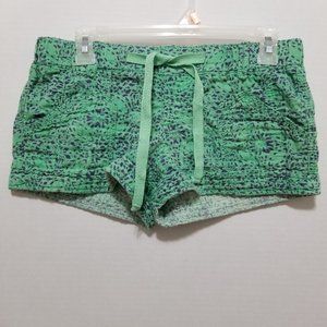Mossimo shorts Small floral print elastic pull on waist drawstring 100% cotton